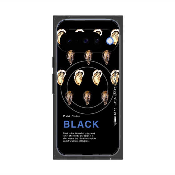 Premium Square Case with Pixelsnap［ BLACK-Oyster ］