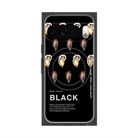 Premium Square Case with Pixelsnap［ BLACK-Oyster ］