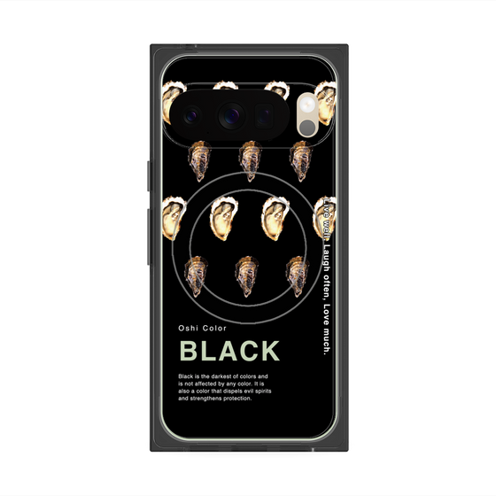 Premium Square Case with Pixelsnap［ BLACK-Oyster ］