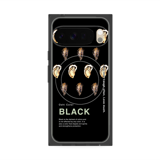 Premium Square Case with Pixelsnap［ BLACK-Oyster ］