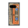 Premium Square Case with Pixelsnap［ RETORO CASSETTE TAPE - Skeleton Orange ］