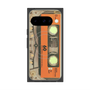 Premium Square Case with Pixelsnap［ RETORO CASSETTE TAPE - Skeleton Orange ］