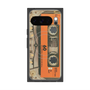 Premium Square Case with Pixelsnap［ RETORO CASSETTE TAPE - Skeleton Orange ］