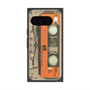 Premium Square Case with Pixelsnap［ RETORO CASSETTE TAPE - Skeleton Orange ］