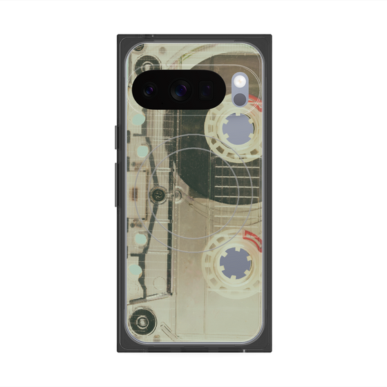 Premium Square Case with Pixelsnap［ RETORO CASSETTE TAPE - Skeleton Red ］