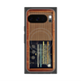 Premium Square Case with Pixelsnap［ RETORO RADIO - Brown ］