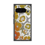 Premium Square Case with Pixelsnap［ y2k(Year2000) - Flower - Yellow Gray ］