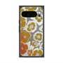 Premium Square Case with Pixelsnap［ y2k(Year2000) - Flower - Yellow Gray ］