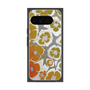 Premium Square Case with Pixelsnap［ y2k(Year2000) - Flower - Yellow Gray ］