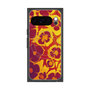 Premium Square Case with Pixelsnap［ y2k(Year2000) - Flower - Orange purple ］