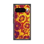 Premium Square Case with Pixelsnap［ y2k(Year2000) - Flower - Orange purple ］