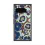 Premium Square Case with Pixelsnap［ y2k(Year2000) - Flower - Brown Navy ］