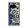 Premium Square Case with Pixelsnap［ y2k(Year2000) - Flower - Brown Navy ］