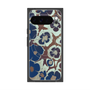 Premium Square Case with Pixelsnap［ y2k(Year2000) - Flower - Brown Navy ］