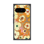 Premium Square Case with Pixelsnap［ y2k(Year2000) - Flower - Orange Pink ］