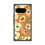 Premium Square Case with Pixelsnap［ y2k(Year2000) - Flower - Orange Pink ］