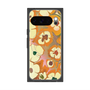 Premium Square Case with Pixelsnap［ y2k(Year2000) - Flower - Orange Pink ］