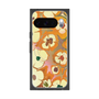 Premium Square Case with Pixelsnap［ y2k(Year2000) - Flower - Orange Pink ］