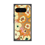 Premium Square Case with Pixelsnap［ y2k(Year2000) - Flower - Orange Pink ］