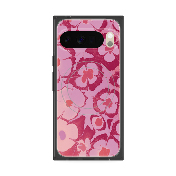 Premium Square Case with Pixelsnap［ y2k(Year2000) - Flower - Cutie Pink ］