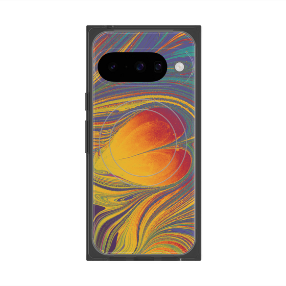 Premium Square Case with Pixelsnap［ y2k(Year2000) - Heart - Extremely Yellow ］