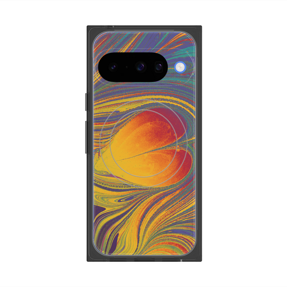 Premium Square Case with Pixelsnap［ y2k(Year2000) - Heart - Extremely Yellow ］