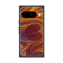 Premium Square Case with Pixelsnap［ y2k(Year2000) - Heart - High contrast Orange ］