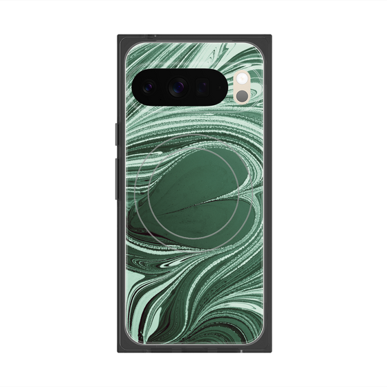 Premium Square Case with Pixelsnap［ y2k(Year2000) - Heart - Full Green ］