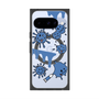 Premium Square Case with Pixelsnap［ PAINTING SMILE Blue ］
