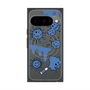 Premium Square Case with Pixelsnap［ PAINTING SMILE Blue ］