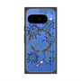 Premium Square Case with Pixelsnap［ PAINTING SMILE Blue ］