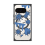 Premium Square Case with Pixelsnap［ PAINTING SMILE Blue ］