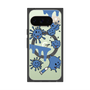 Premium Square Case with Pixelsnap［ PAINTING SMILE Blue ］