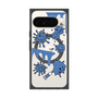 Premium Square Case with Pixelsnap［ PAINTING SMILE Blue ］