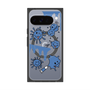 Premium Square Case with Pixelsnap［ PAINTING SMILE Blue ］