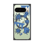 Premium Square Case with Pixelsnap［ PAINTING SMILE Blue ］