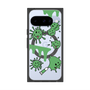 Premium Square Case with Pixelsnap［ PAINTING SMILE Green ］