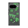 Premium Square Case with Pixelsnap［ PAINTING SMILE Green ］