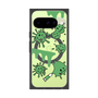 Premium Square Case with Pixelsnap［ PAINTING SMILE Green ］