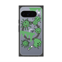 Premium Square Case with Pixelsnap［ PAINTING SMILE Green ］