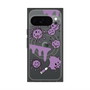 Premium Square Case with Pixelsnap［ PAINTING SMILE Purple ］