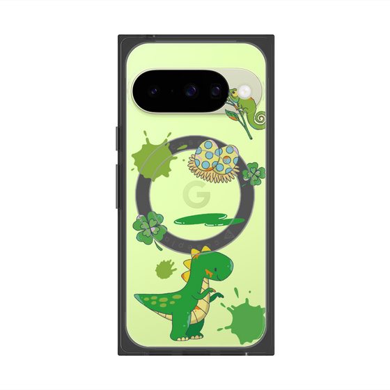 Premium Square Case with Pixelsnap［ DRAWING PAPER Green ］