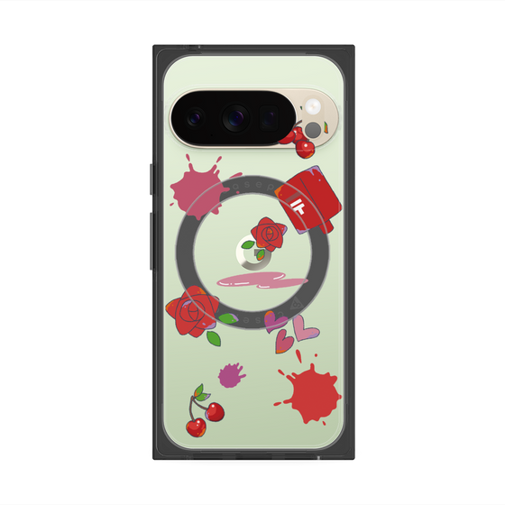 Premium Square Case with Pixelsnap［ DRAWING PAPER Red ］