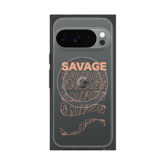 Premium Square Case with Pixelsnap［ SAVAGE Orange ］