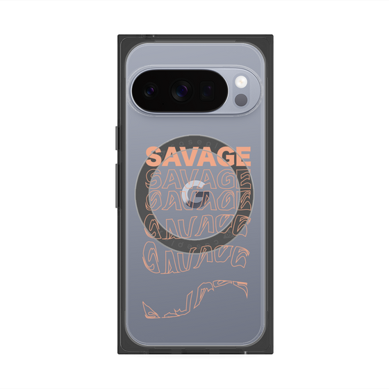 Premium Square Case with Pixelsnap［ SAVAGE Orange ］