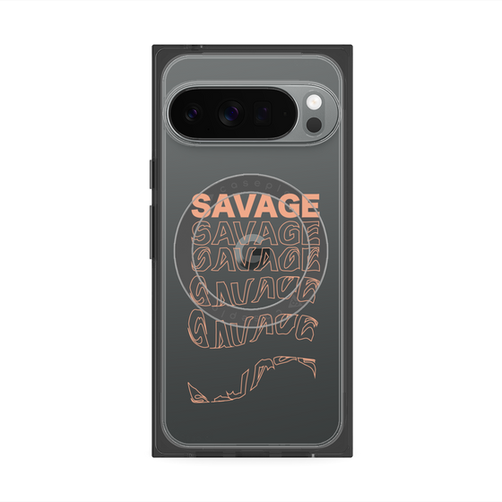 Premium Square Case with Pixelsnap［ SAVAGE Orange ］