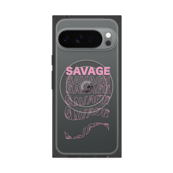 Premium Square Case with Pixelsnap［ SAVAGE Pink ］