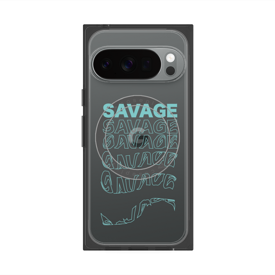 Premium Square Case with Pixelsnap［ SAVAGE Blue ］
