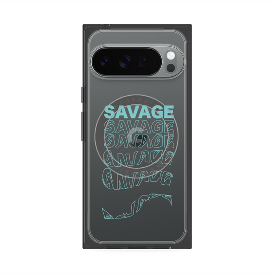 Premium Square Case with Pixelsnap［ SAVAGE Blue ］