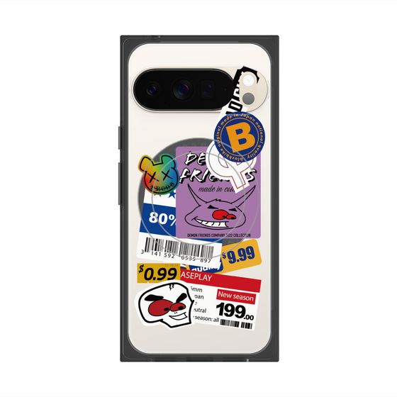 Premium Square Case with Pixelsnap［ Demon Friends Sticker .1 ］